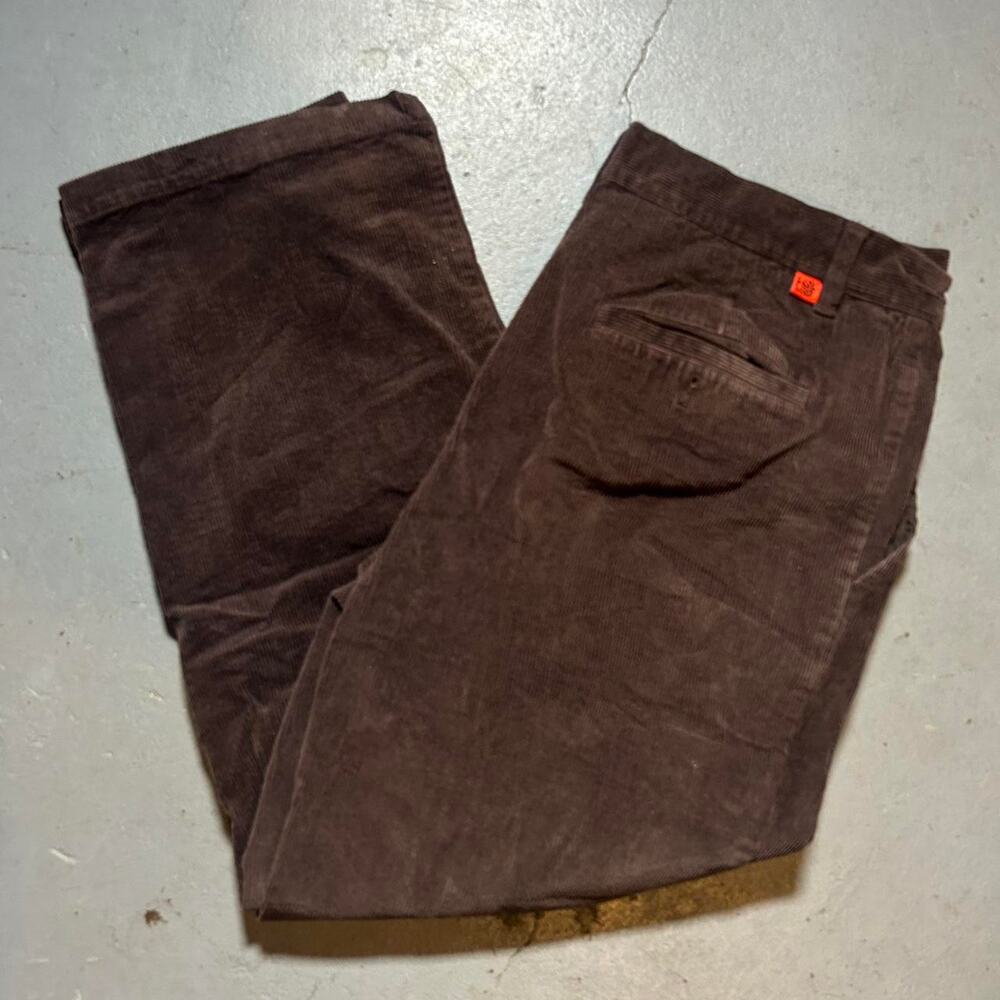 Y2k brown habitat skateboards corduroy